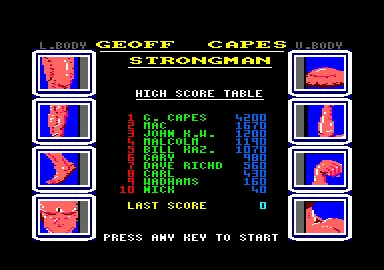 Backdrop artwork for Geoff Capes Strongman