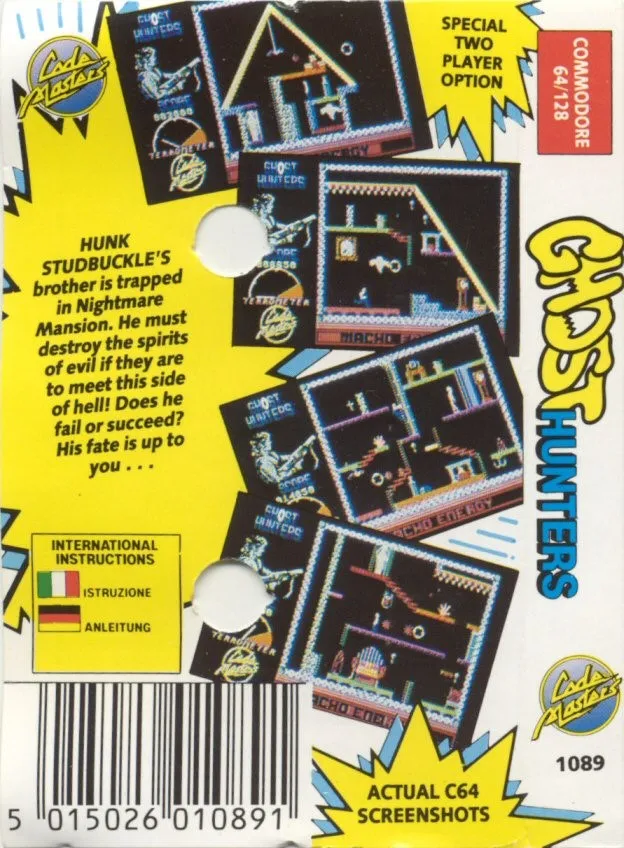 Ghost Hunters box back