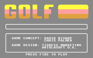 Backdrop artwork for Golf Construction Set