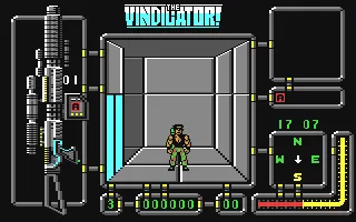 Backdrop artwork for The Vindicator!