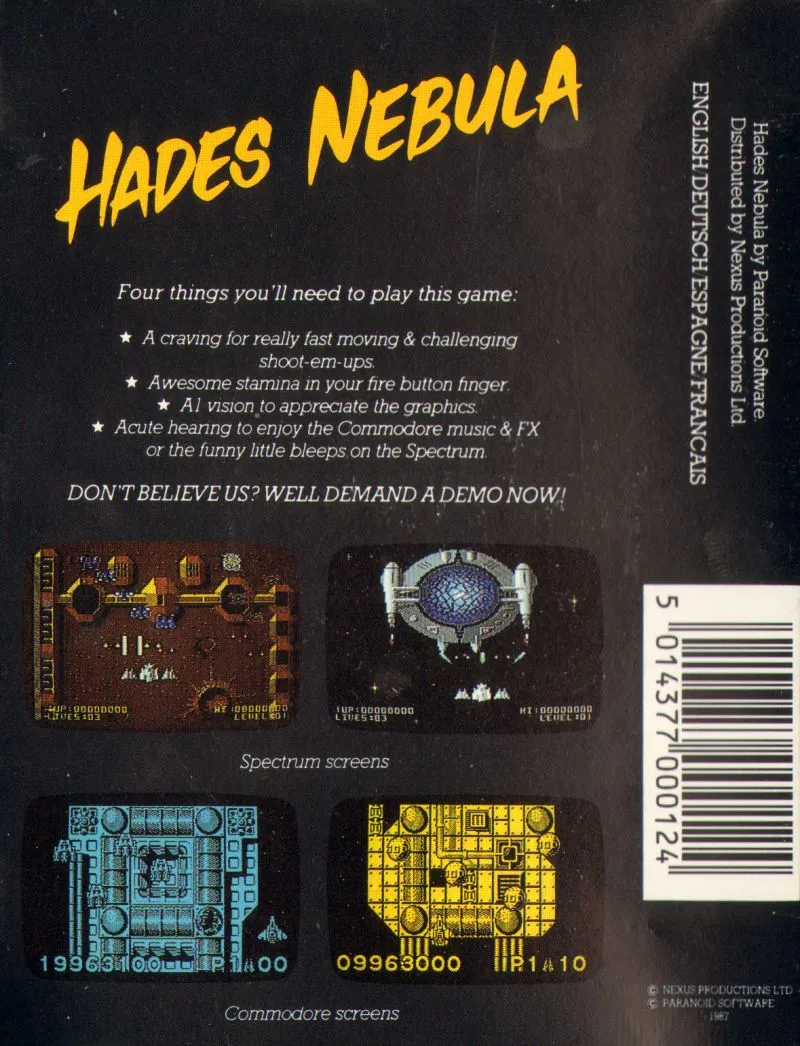 Hades Nebula box back