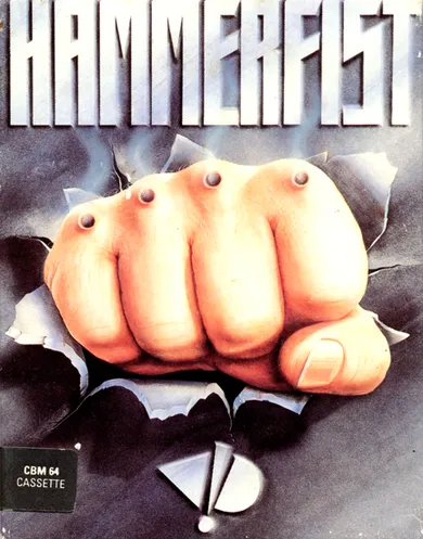 Hammerfist cover art for Commodore 64