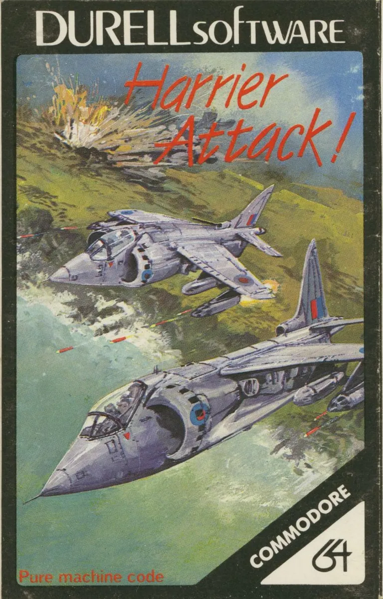 Harrier Attack! box art