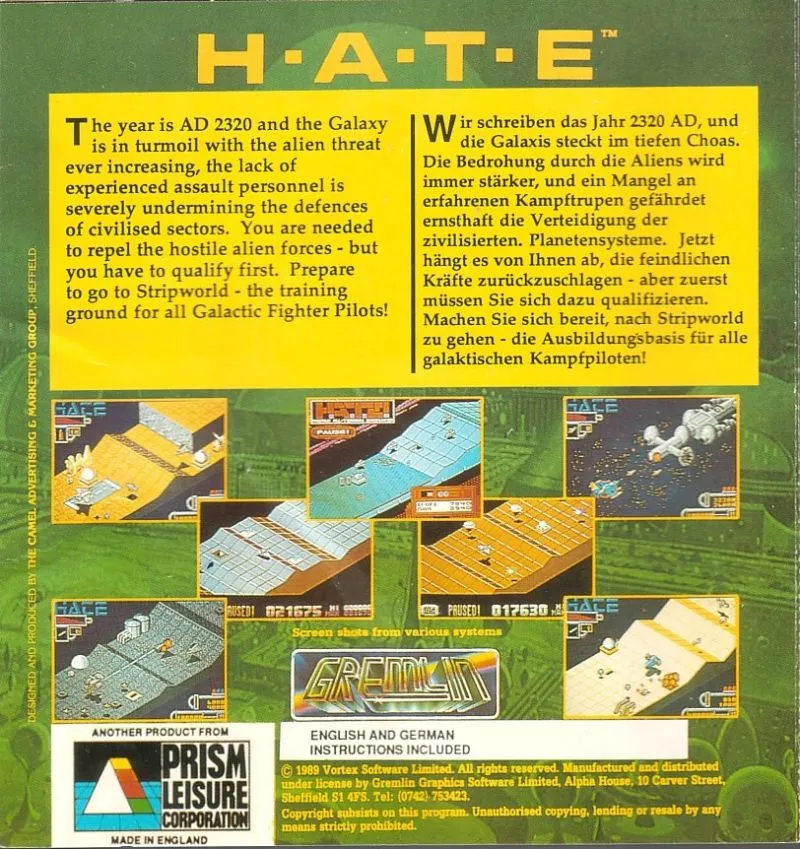 H.A.T.E: Hostile All Terrain Encounter box back