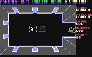 Backdrop artwork for Haunted House (Alligata Software)