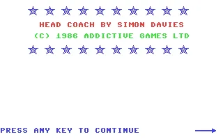 Head Ccoach screenshot