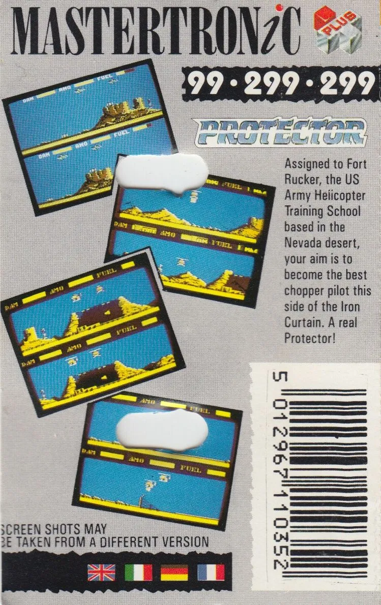 Protector (Mastertronic Plus) box back