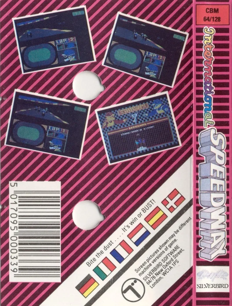 International Speedway box back
