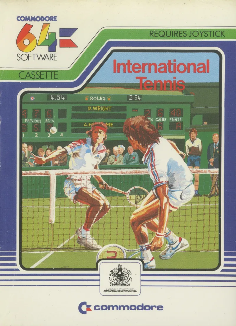 International Tennis (CBM) box art