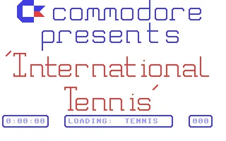 Backdrop artwork for International Tennis (CBM)