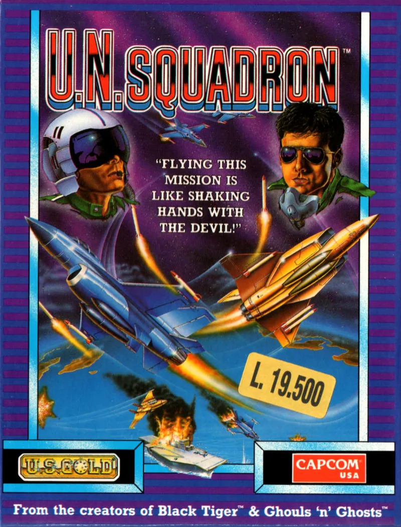 U.N. Squadron box art