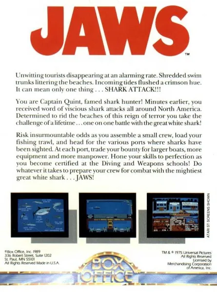 Jaws box back