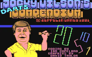 Backdrop artwork for Jocky Wilson's Darts Compendium