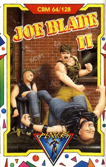 Joe Blade II cover art for Commodore 64