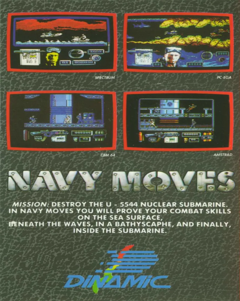 Navy Moves box back