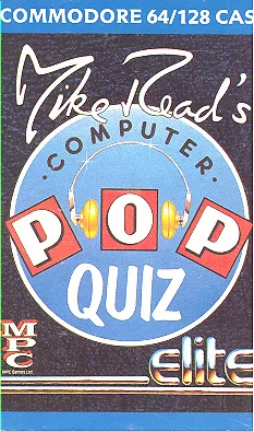 Mike Read's Computer Pop Quiz cover art for Commodore 64