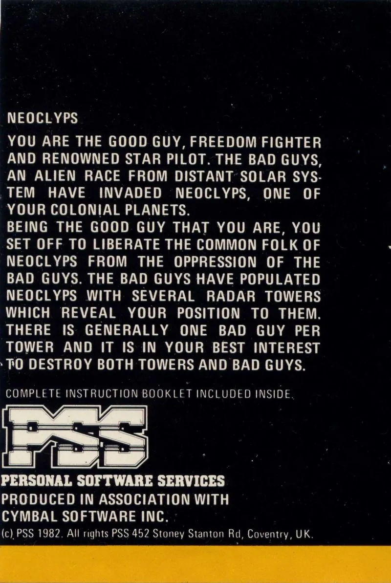 Neoclyps box back