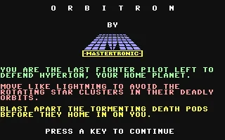 Orbitron screenshot