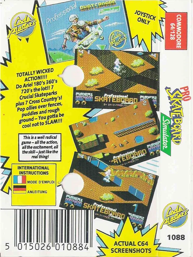 Pro Skateboard Simulator box back