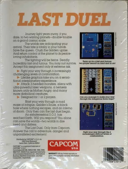 Last Duel box back