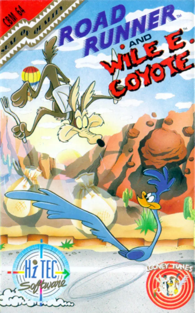 Road Runner and Wile E. Coyote box art