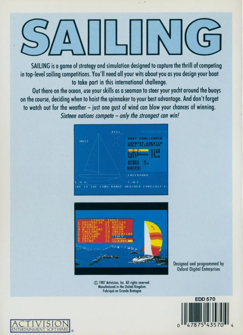 Sailing box back