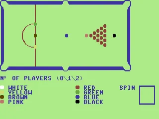 Snooker screenshot
