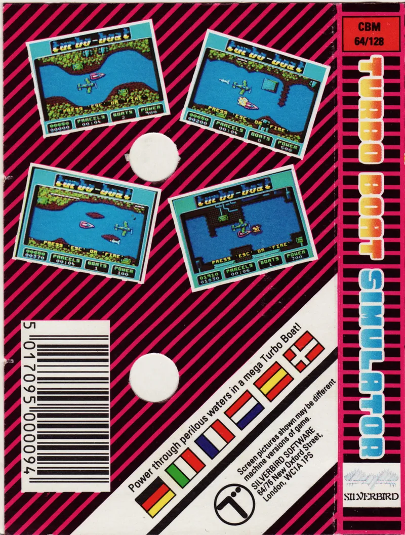 Turbo Boat Simulator box back