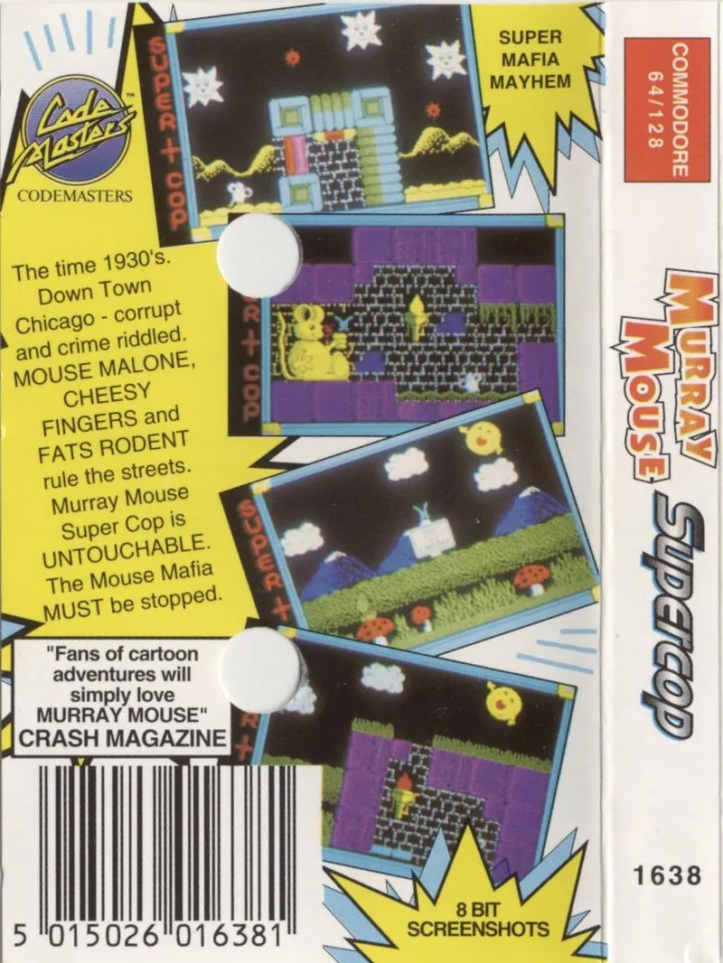 Murray Mouse: SuperCop box back