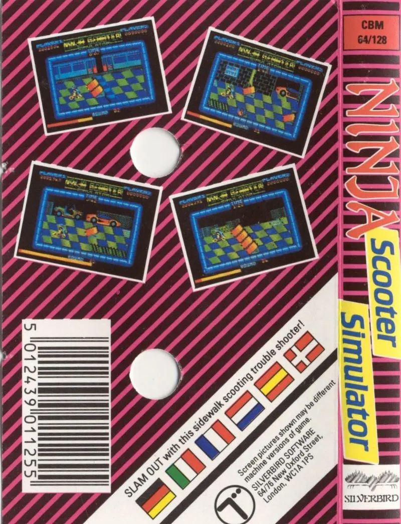 Ninja Scooter Simulator box back