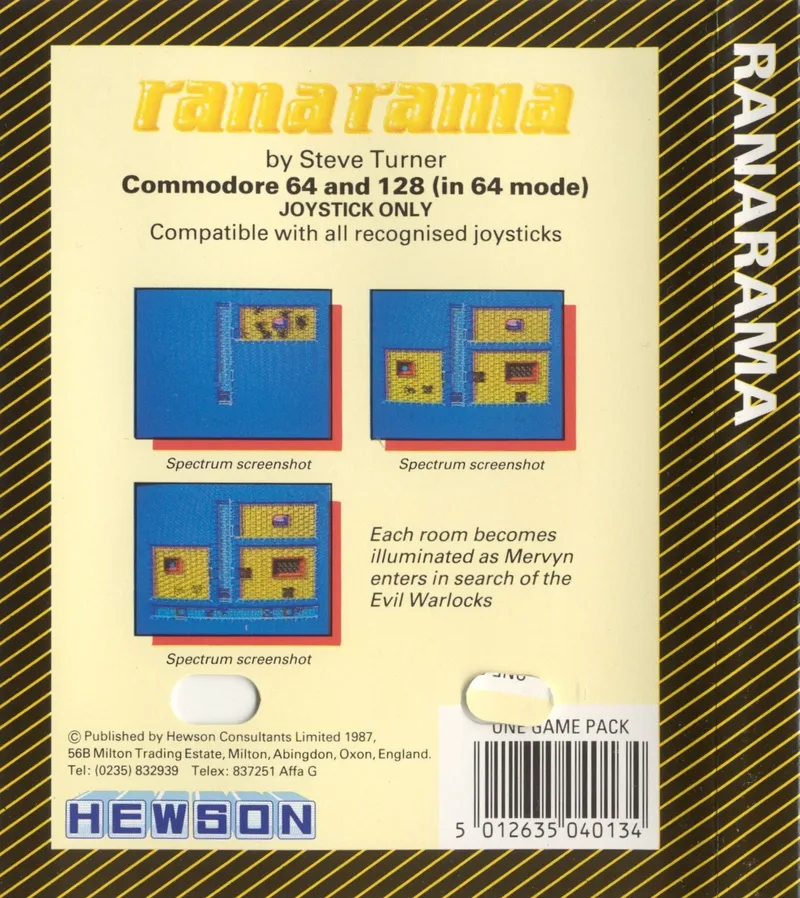 Rana Rama box back