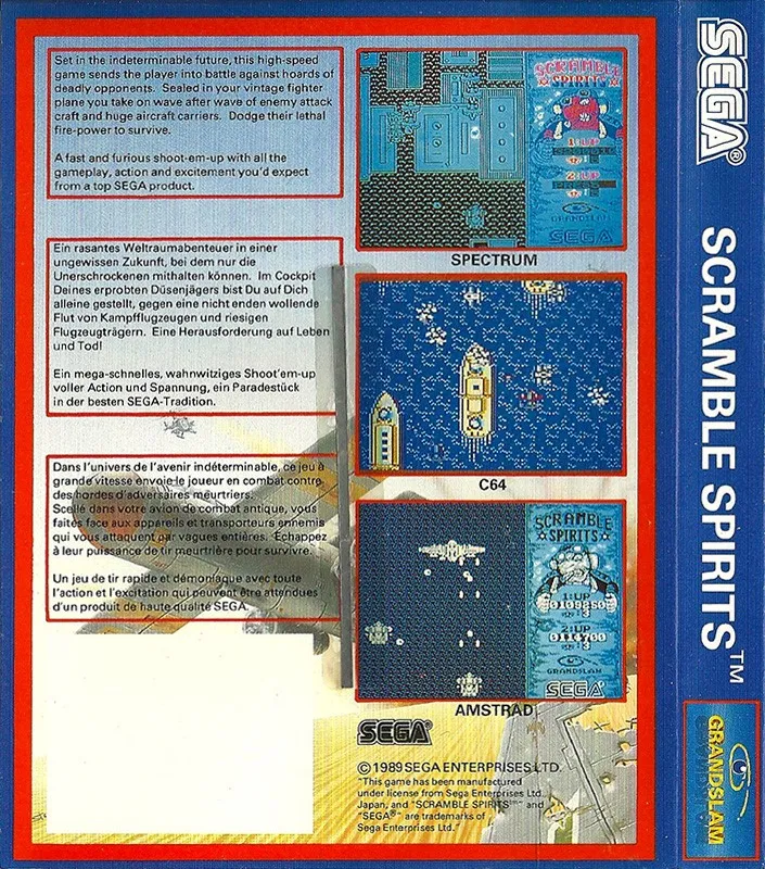 Scramble Spirits box back