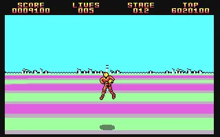 Backdrop artwork for Space Harrier II