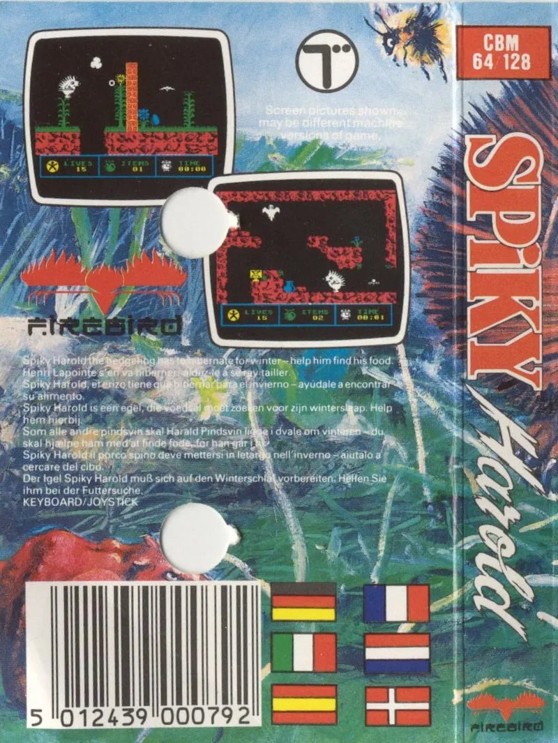 Spiky Harold box back