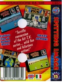 Spitting Image: The Computer Game box back