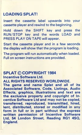 Splat! box back
