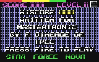 Backdrop artwork for Starforce Nova