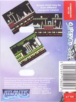 Superkid in Space box back