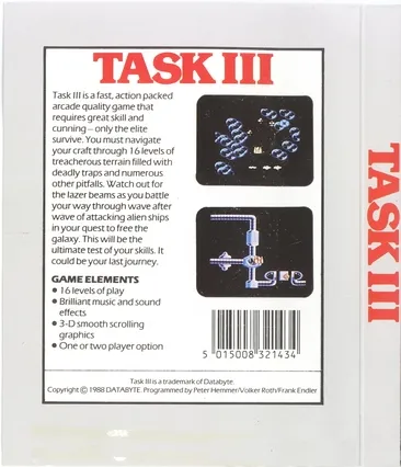Task III box back