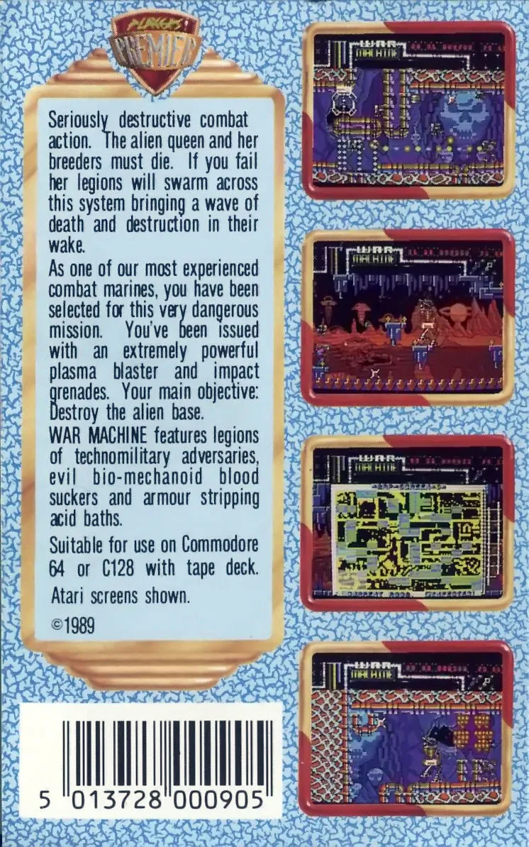 War Machine (Players Software) box back