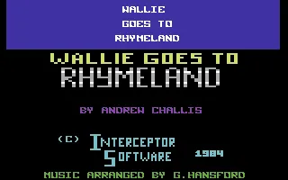 Wallie Goes to Rhymeland screenshot