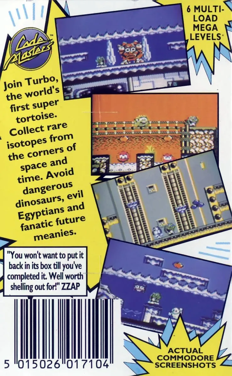 Turbo the Tortoise box back