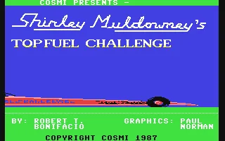 Backdrop artwork for Shirley Muldowney's Top Fuel Challenge