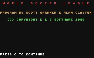 World Soccer League screenshot