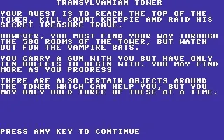 Backdrop artwork for Transylvanian Tower