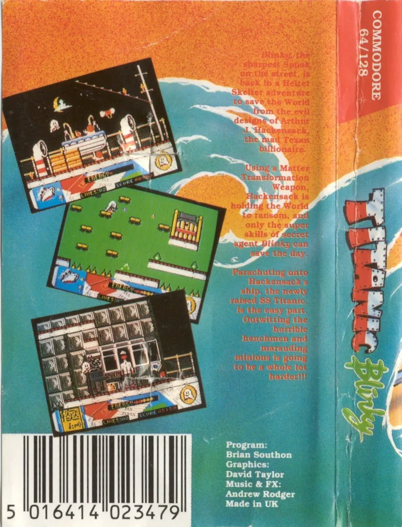 Titanic Blinky box back