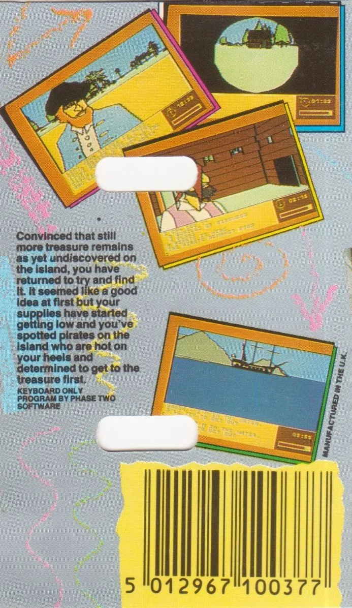 Treasure Island (Mastertronic) box back