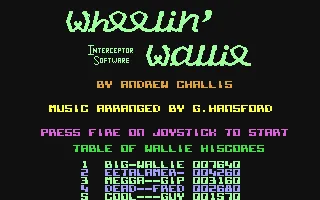 Backdrop artwork for Wheelin' Wallie