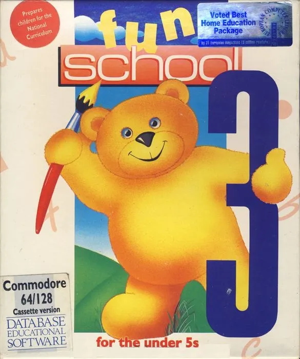 Fun School 3: For The Under 5s cover art for Commodore 64