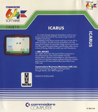 Little Icarus box back